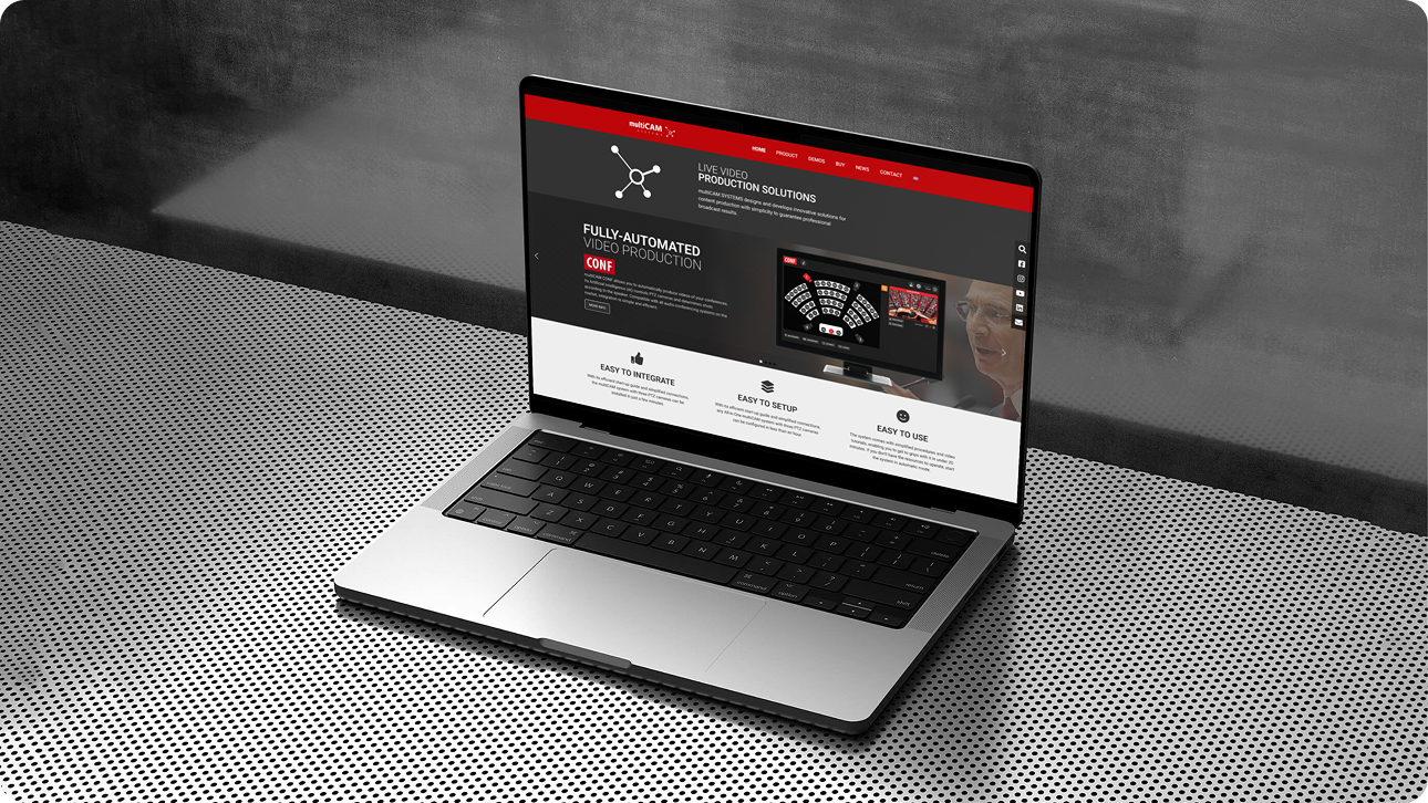 Design et développement d’un site vitrine pour un acteur de la captation robotisée 
